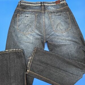Vintage 90s Vibes Premium Denim Straight Leg Skater‎ Jeans 38x34 High Rise